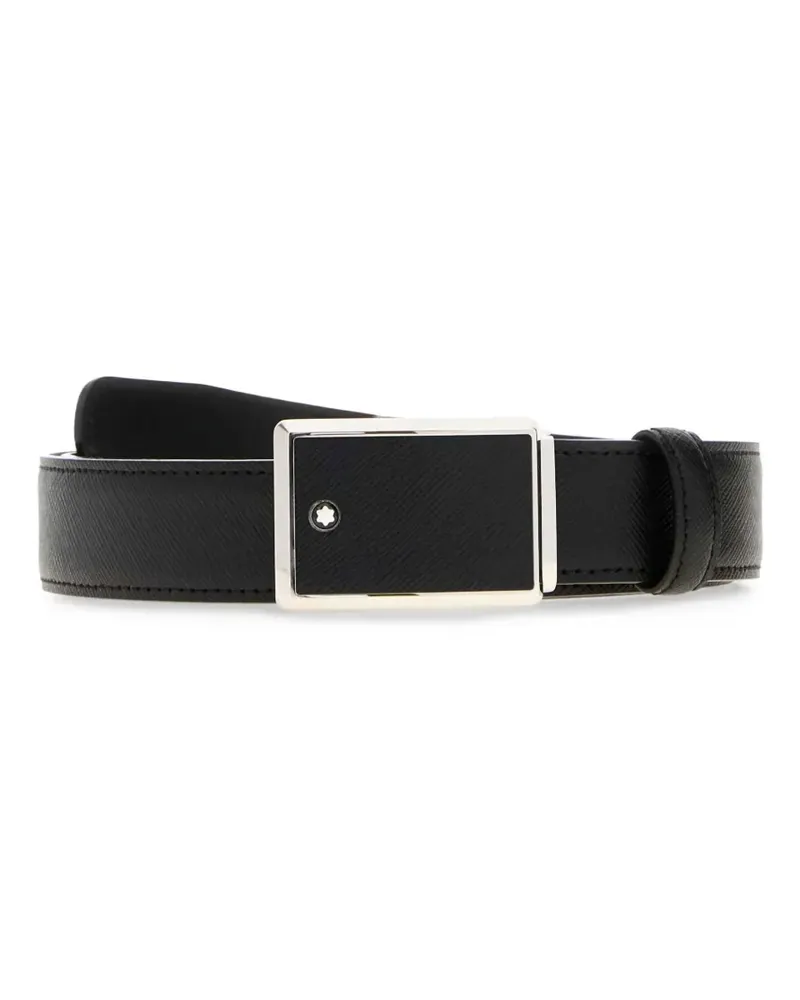 Montblanc Gürtel aus Saffiano-Leder - Schwarz Schwarz