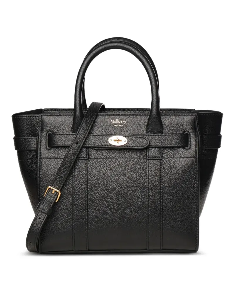 Mulberry mini Bayswater zipped tote bag - Schwarz Schwarz