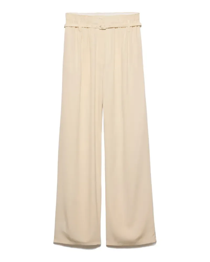 Prada silk marocain pants - Nude Nude