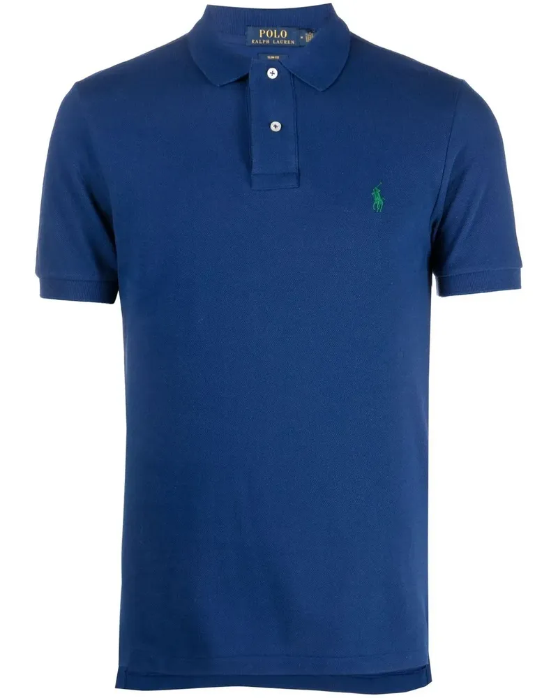 Ralph Lauren Poloshirt mit Logo-Stickerei - Blau Blau