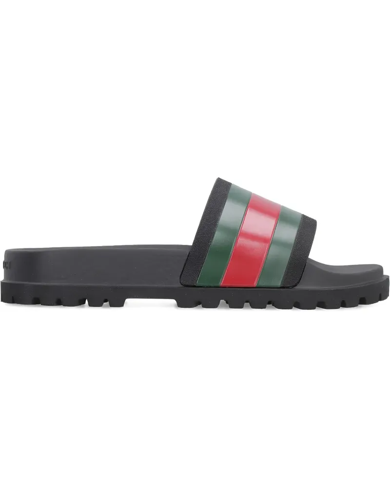 Gucci Pursuit Pantoletten - Schwarz Schwarz