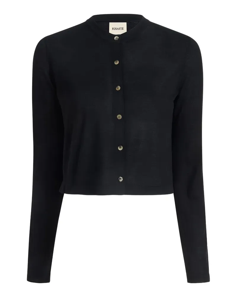 KHAITE Geknöpfter Cardigan - Schwarz Schwarz