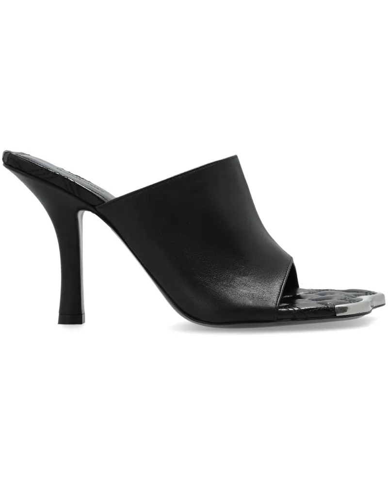 Burberry Duck High Sandalen 80mm - Schwarz Schwarz