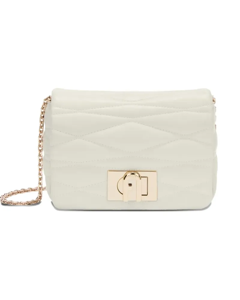 Furla Mini Tasche mit Steppung - Nude Nude