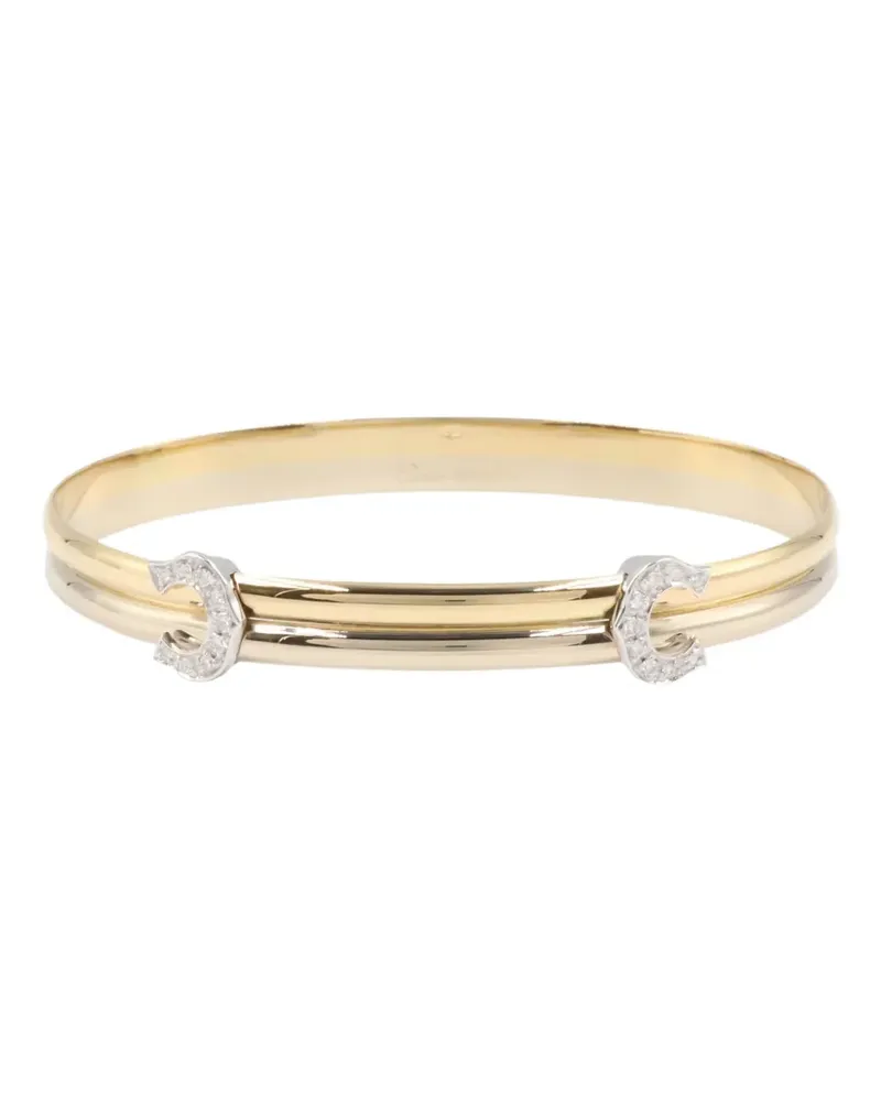 Cartier 2010s 2C diamond bracelet - Gold Gold