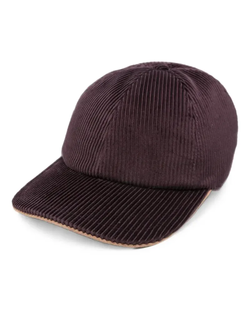 Eleventy corduroy cap - Violett Violett