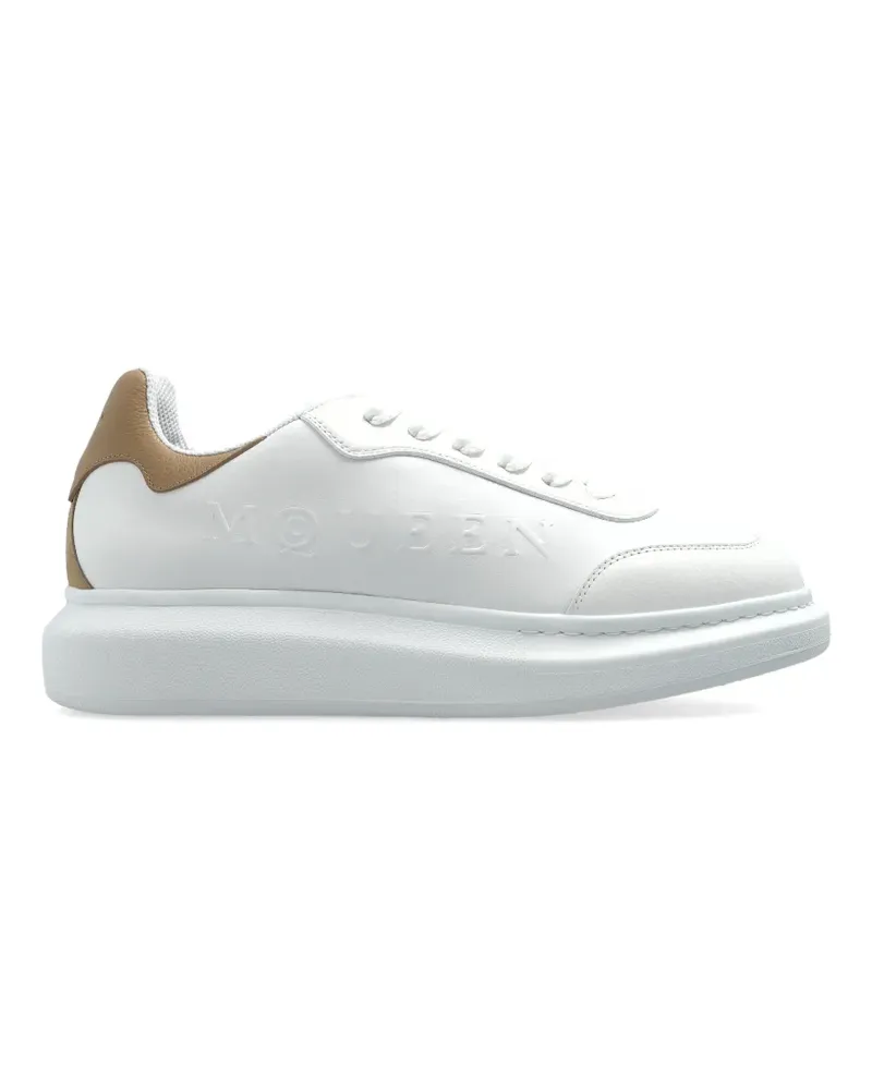 Alexander McQueen lace-up leather sneakers - Weiß Weiß