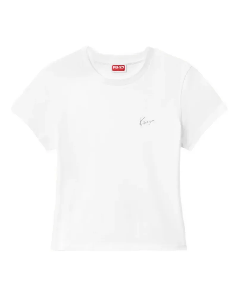 Kenzo Signature T-Shirt - Weiß Weiß