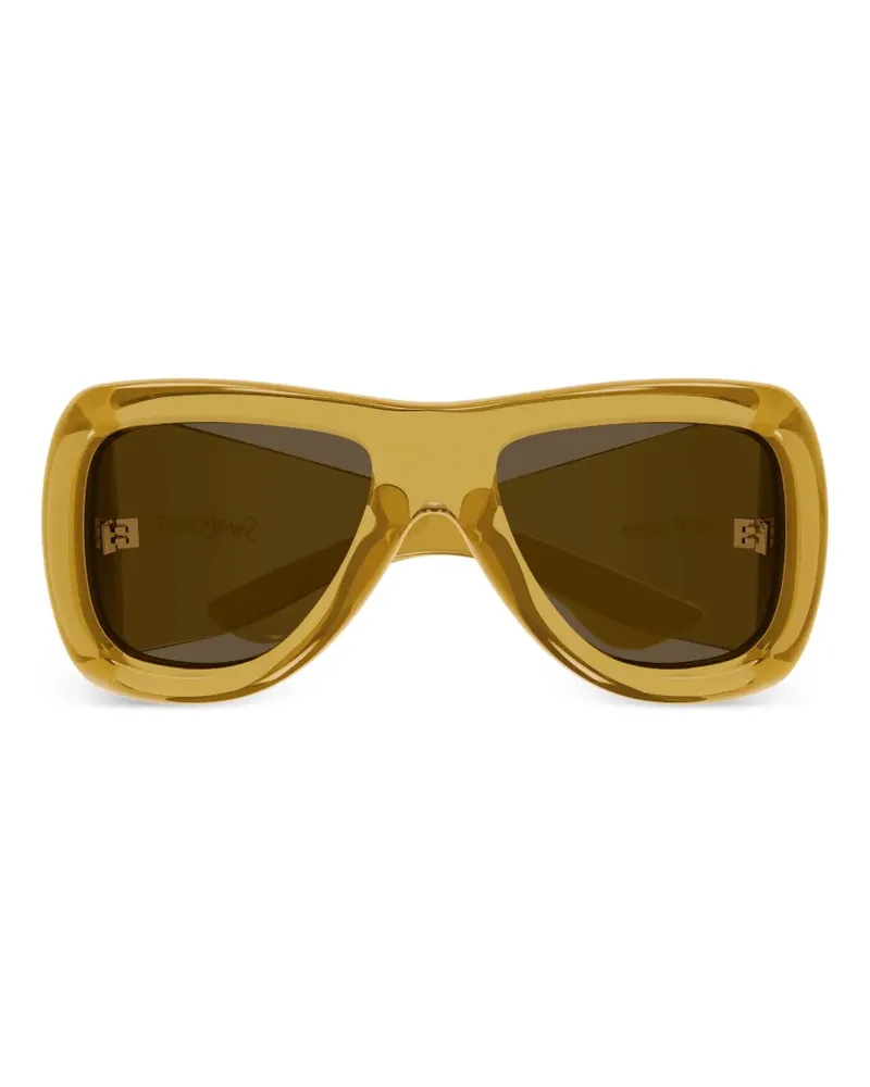 Saint Laurent Howl Sonnenbrille im Oversized-Look - Nude Nude