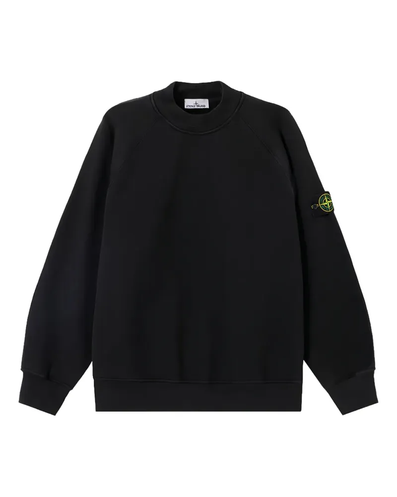 Stone Island 6100053 Sweatshirt aus Fleece - Schwarz Schwarz