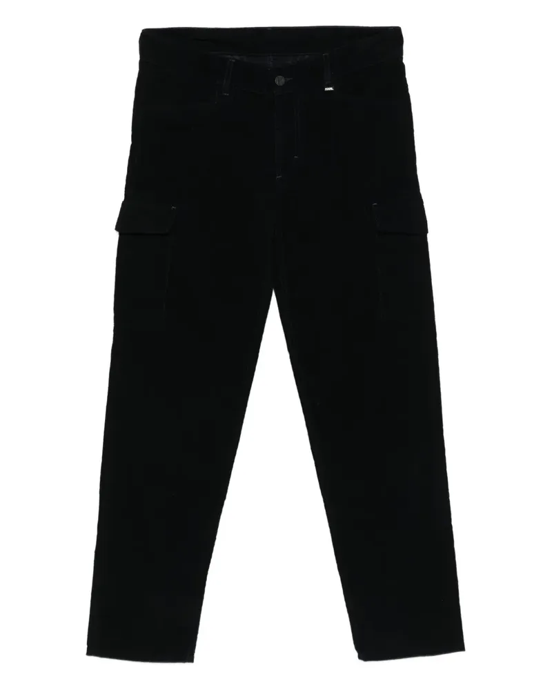Karl Lagerfeld Cargohose aus Cord - Blau Blau