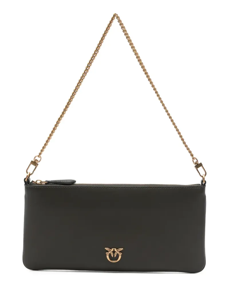 Pinko Horizontal Flat chain clutch bag - Grün Grün
