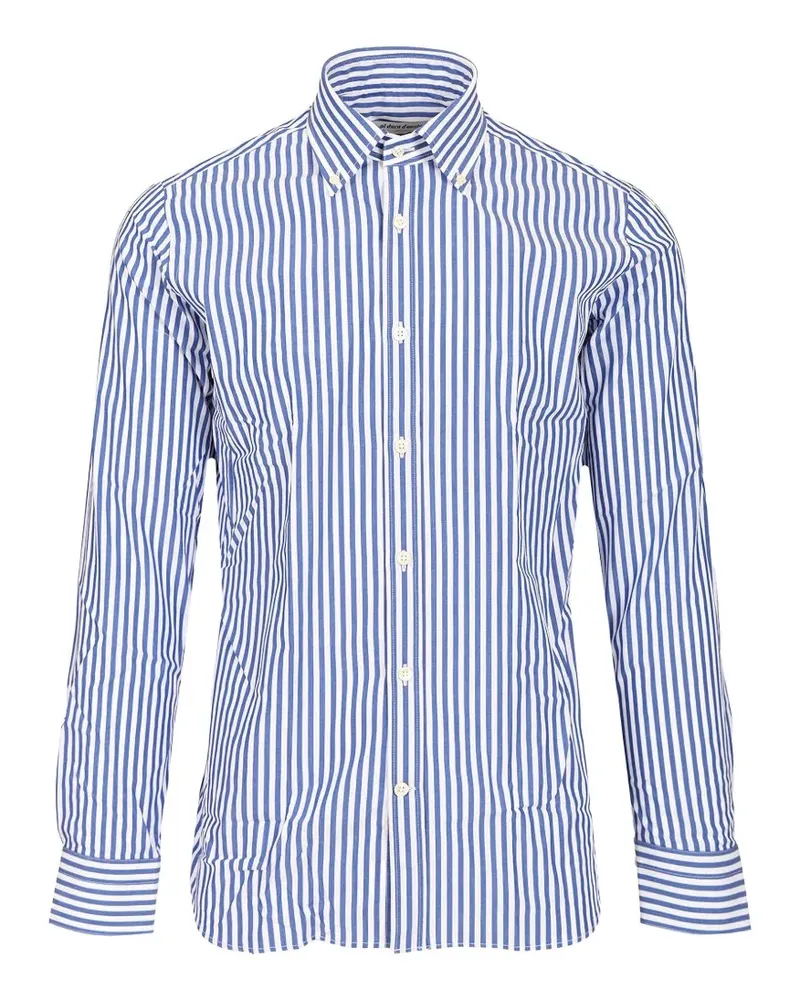 Al Duca D’Aosta 1902 striped button-down shirt - Blau Blau