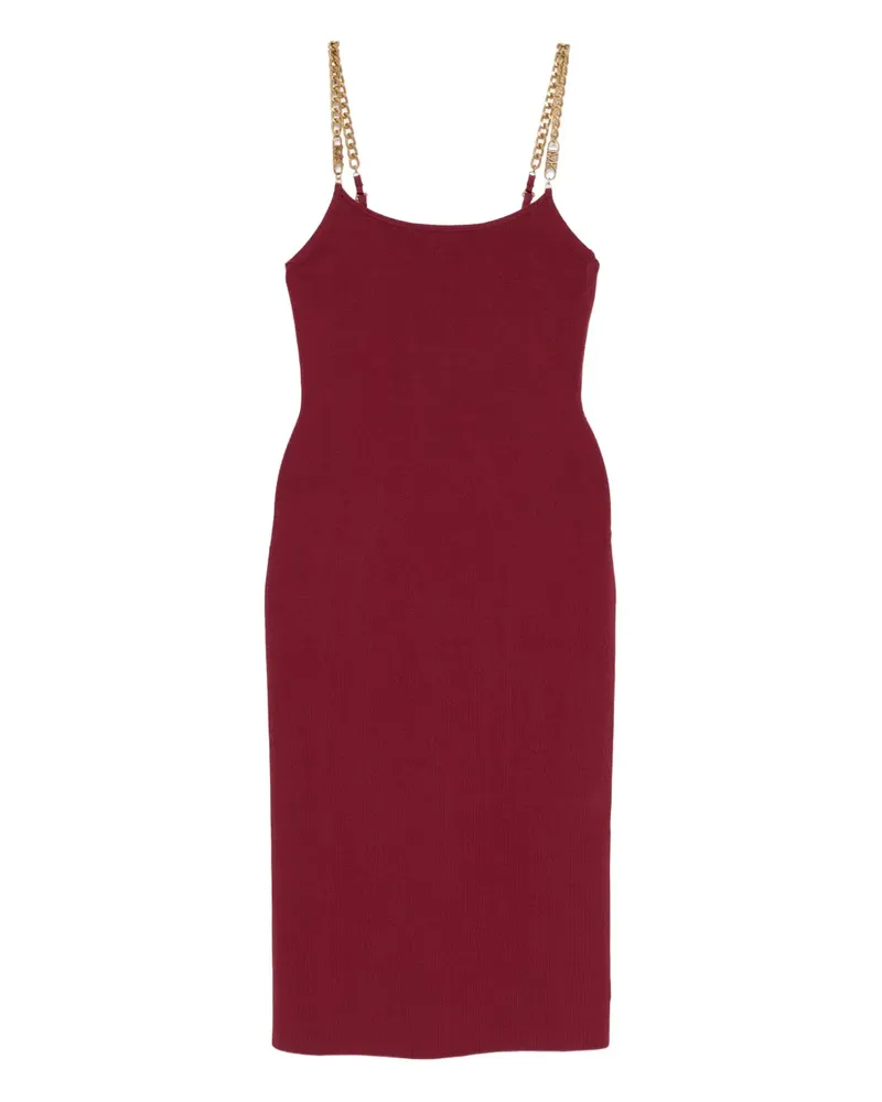 Michael Kors Kleid mit Kettenriemen - Rot Rot