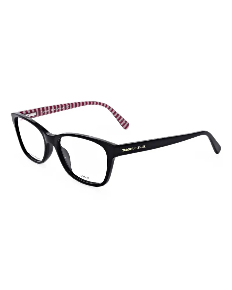 Tommy Hilfiger rectangle-frame glasses - Schwarz Schwarz