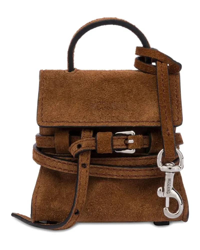 Moschino Tie Me Tote Bag - Braun Braun
