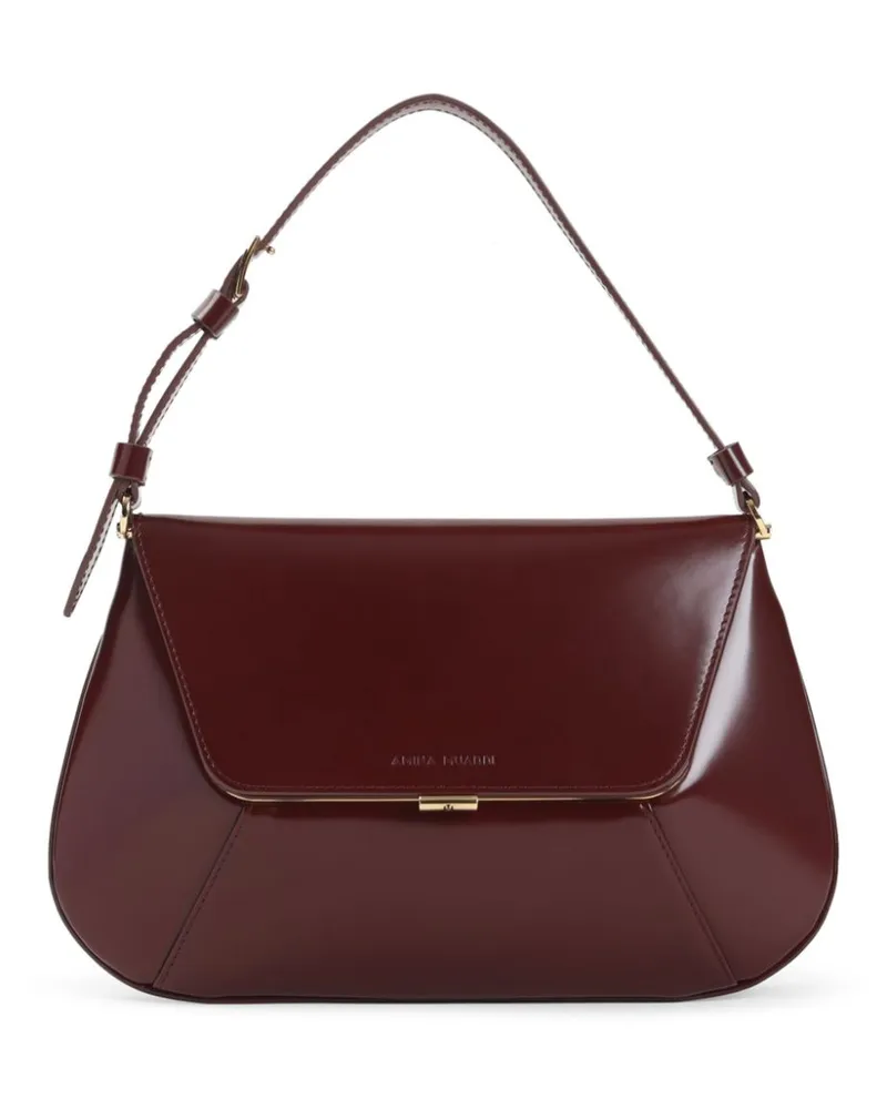 Amina Muaddi Ami Schultertasche - Rot Rot