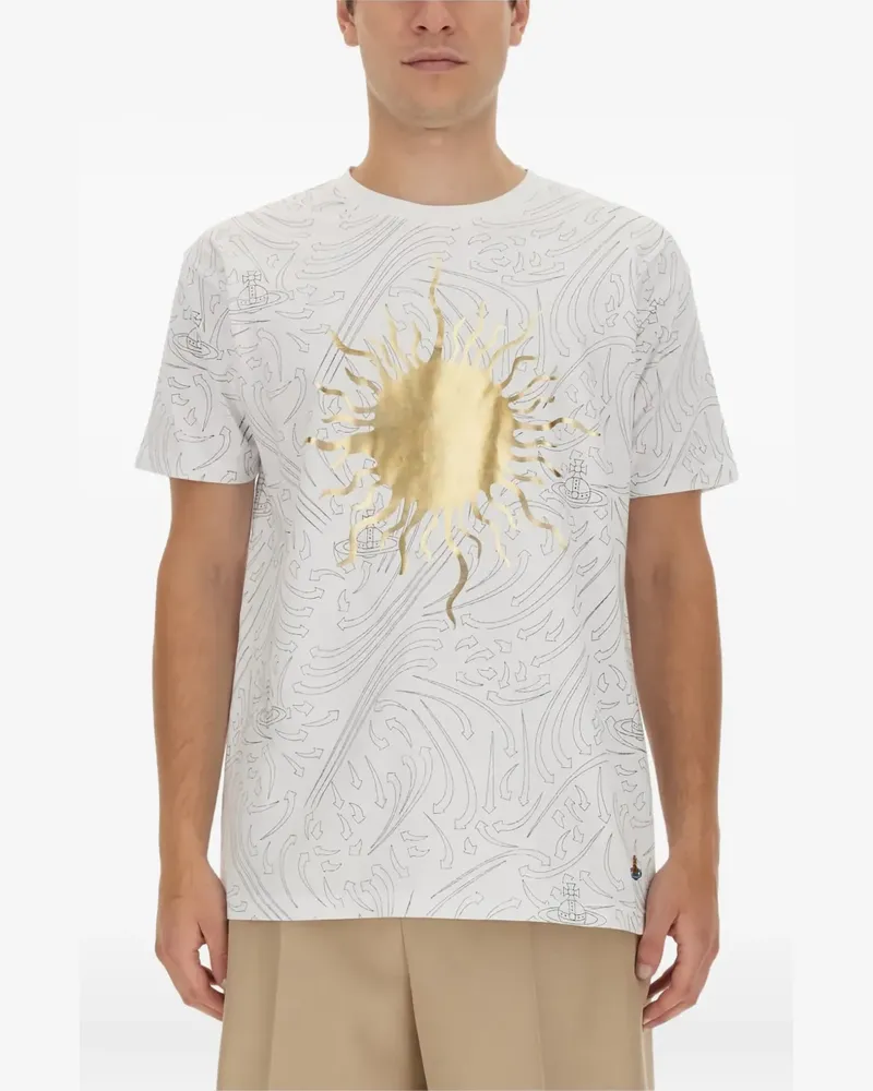 Vivienne Westwood sun-motif printed T-shirt - Weiß Weiß