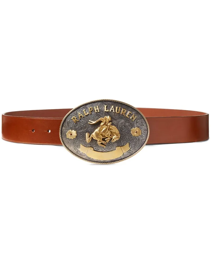 Ralph Lauren Gürtel mit Rodeo-Schnalle - Braun Braun