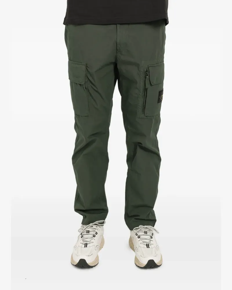 Stone Island Hose mit aufgesetzter Tasche - Grün Grün