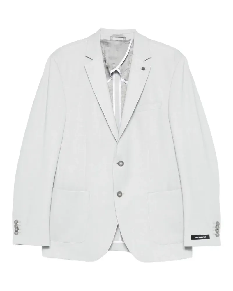 Karl Lagerfeld Einreihiges Sakko - Grau Grau
