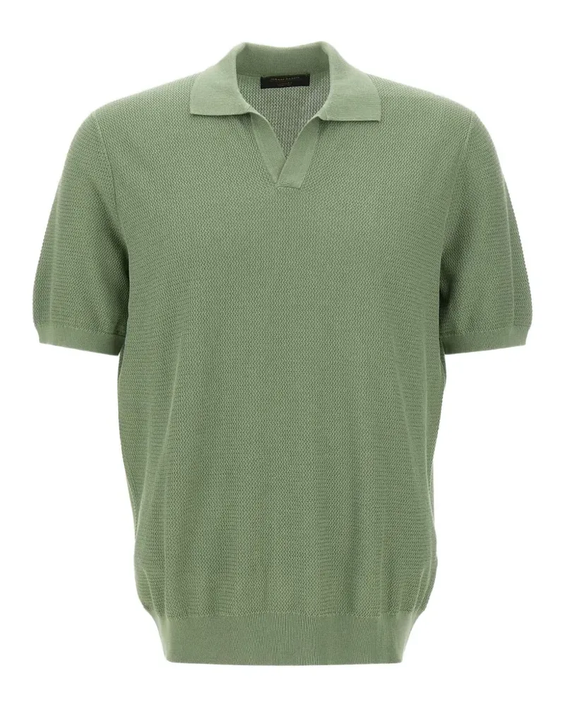 Gran Sasso polo-collar T-shirt - Grün Grün