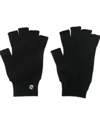 Rick Owens virgin-wool fingerless gloves Schwarz