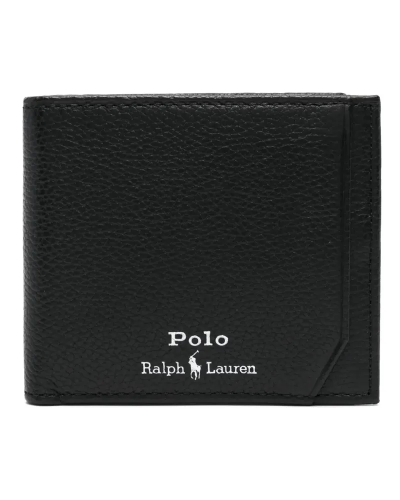 Ralph Lauren Portemonnaie mit Polo Pony-Stempel - Schwarz Schwarz
