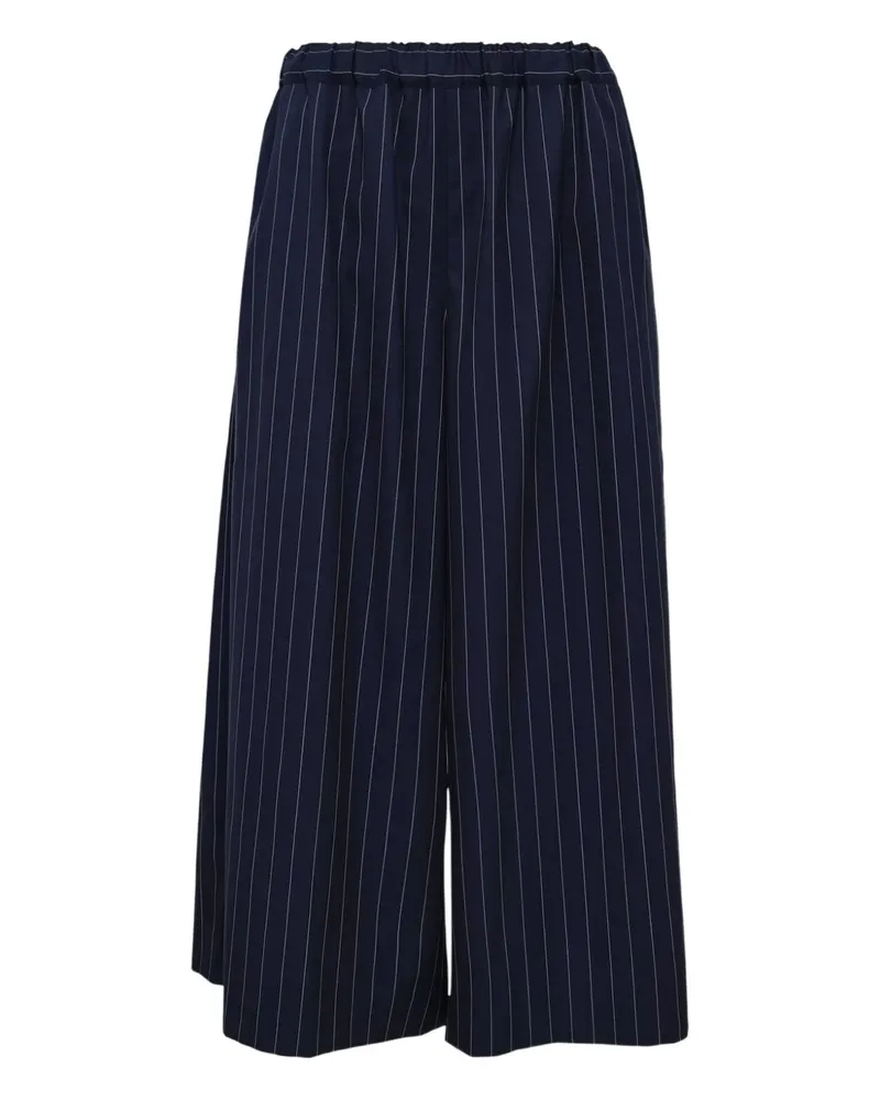 Comme des Garçons stripe wool trousers - Blau Blau