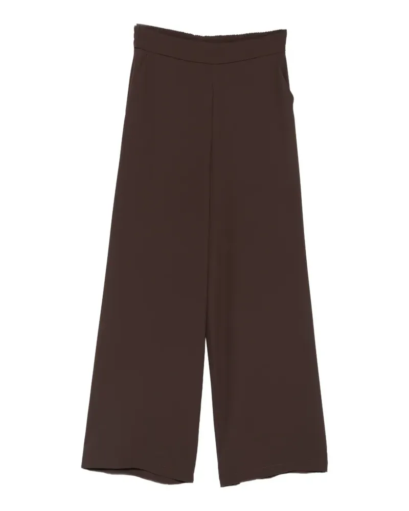 VICOLO elasticated-waistband trousers - Braun Braun
