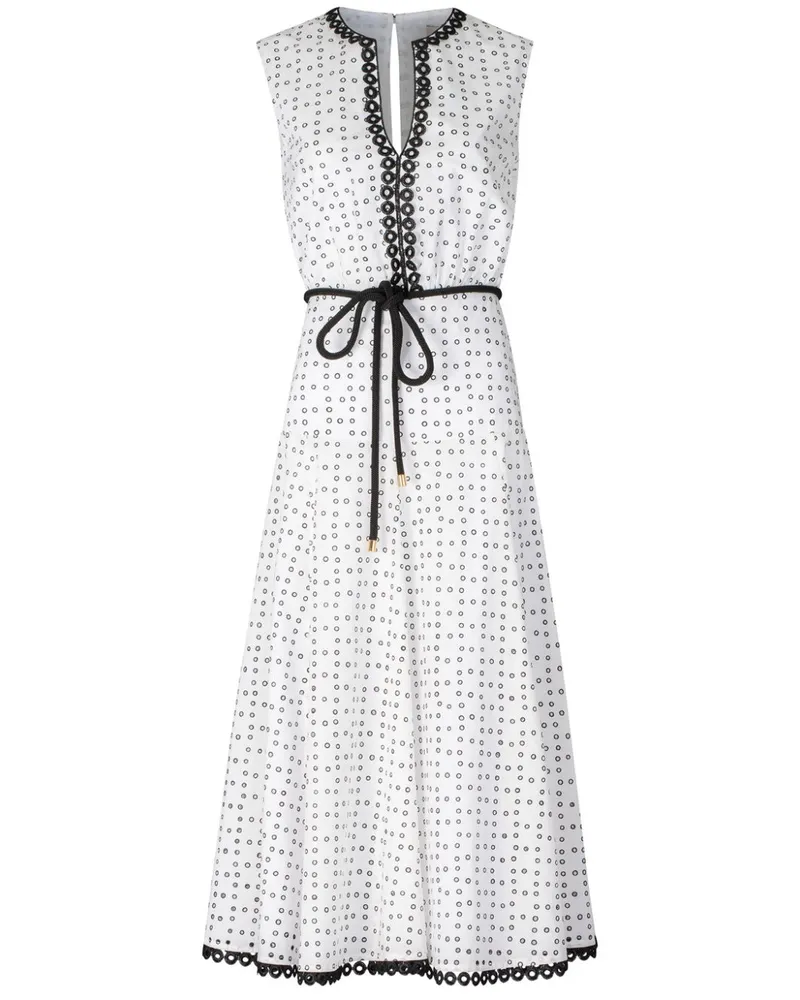 Silvia Tcherassi Bora Midikleid - Weiß Weiß