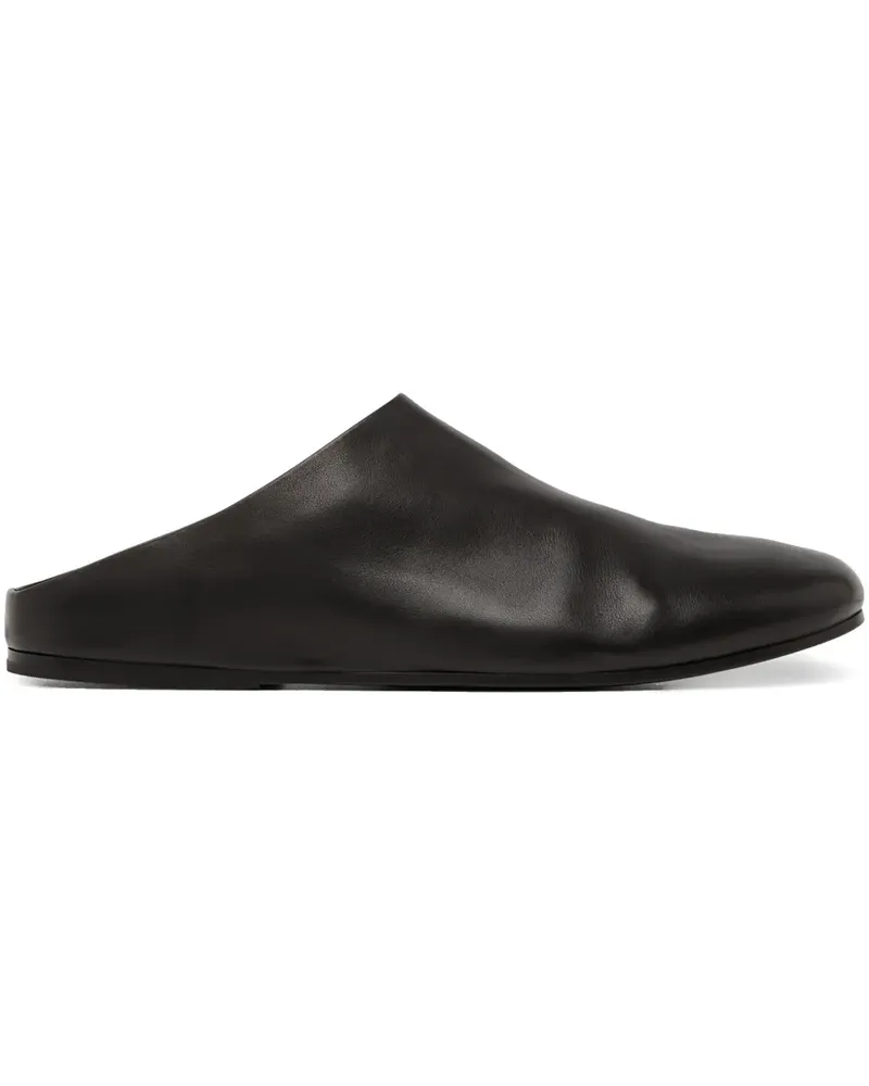 Marsèll Slipper aus Leder - Schwarz Schwarz