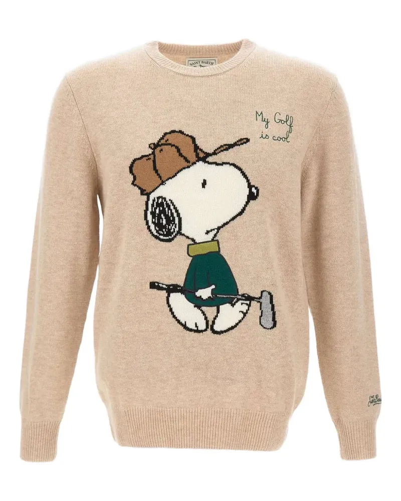 MC2 Saint Barth Snoopy Golf 11 crew-neck sweater - Nude Nude