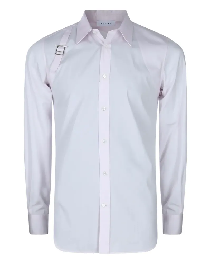 Alexander McQueen Hemd mit Riemendetail - Rosa Rosa