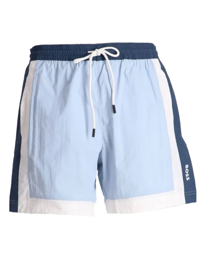 HUGO BOSS Remy Badeshorts - Blau Blau