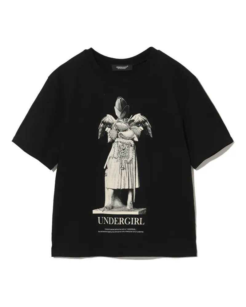 Undercover T-Shirt mit grafischem Print - Schwarz Schwarz
