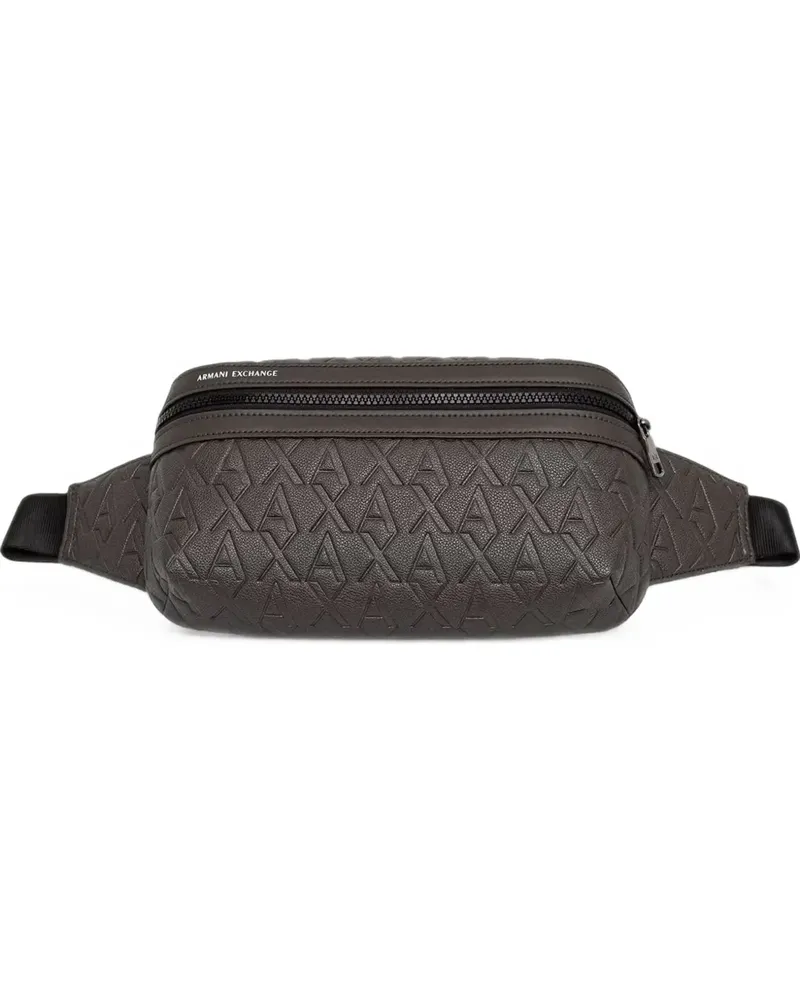 Armani Exchange Gürteltasche mit Logo-Prägung - Braun Braun