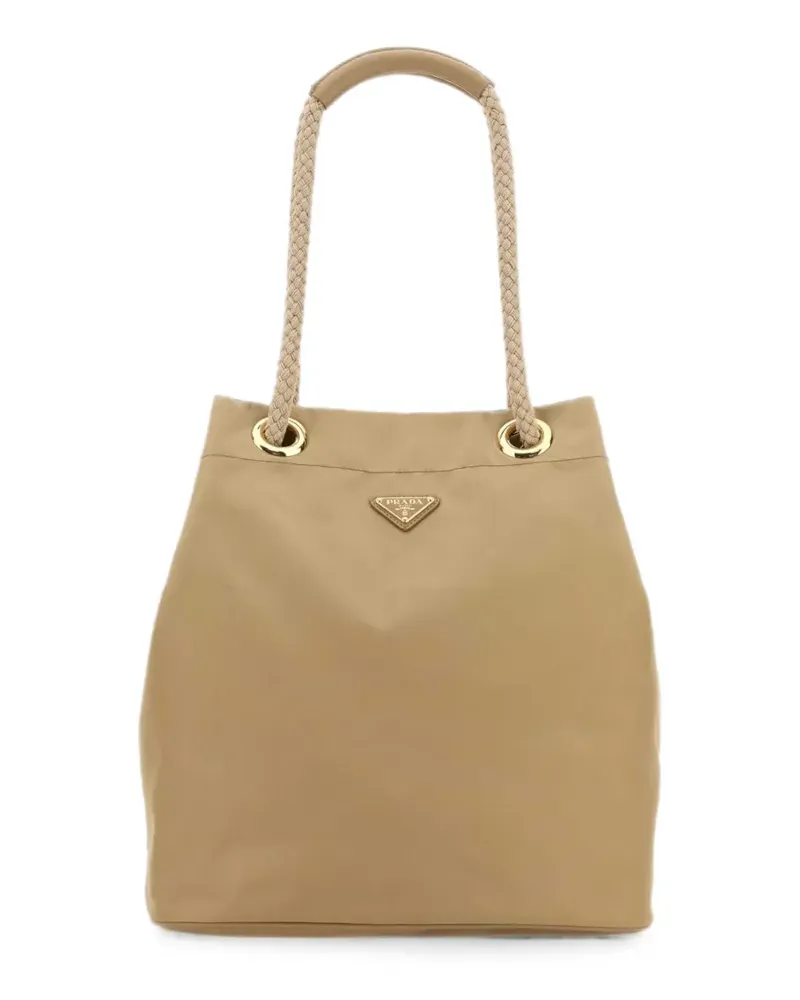Prada Re-Nylon Mariner Beuteltasche - Nude Nude