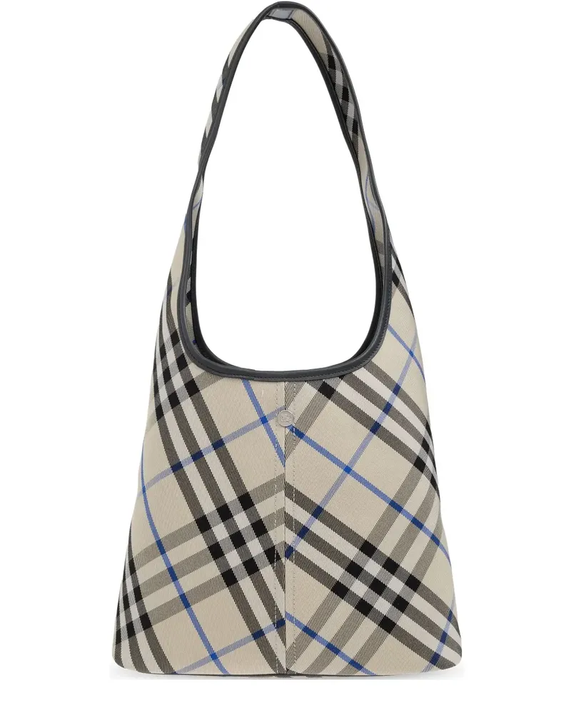 Burberry Tote Bag mit Karomuster - Nude Nude