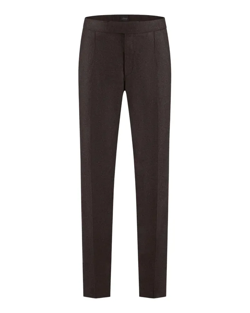 Brioni straight-leg tailored trousers - Braun Braun