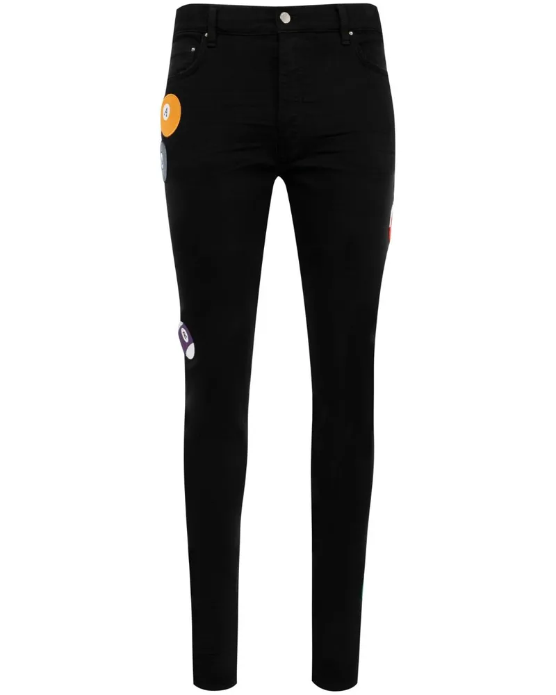 Amiri Pool Ball Skinny-Jeans - Schwarz Schwarz