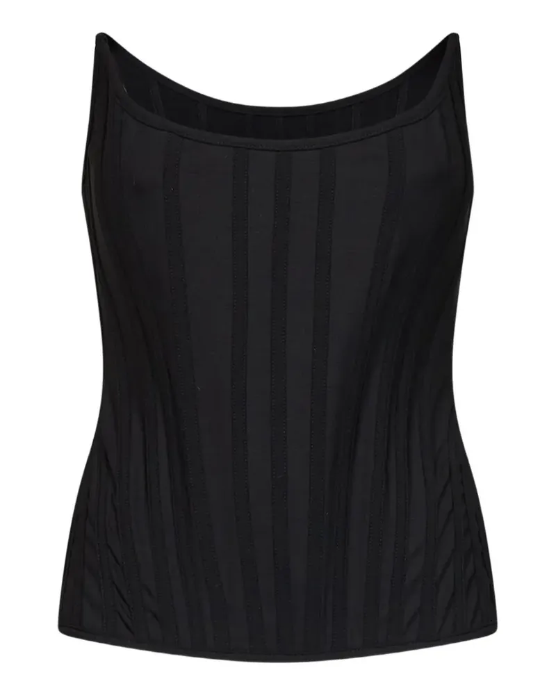 Giuseppe di Morabito strapless boned top - Schwarz Schwarz