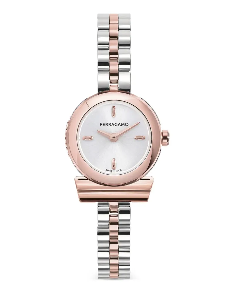 Ferragamo Gancino 22mm watch - Weiß Weiß