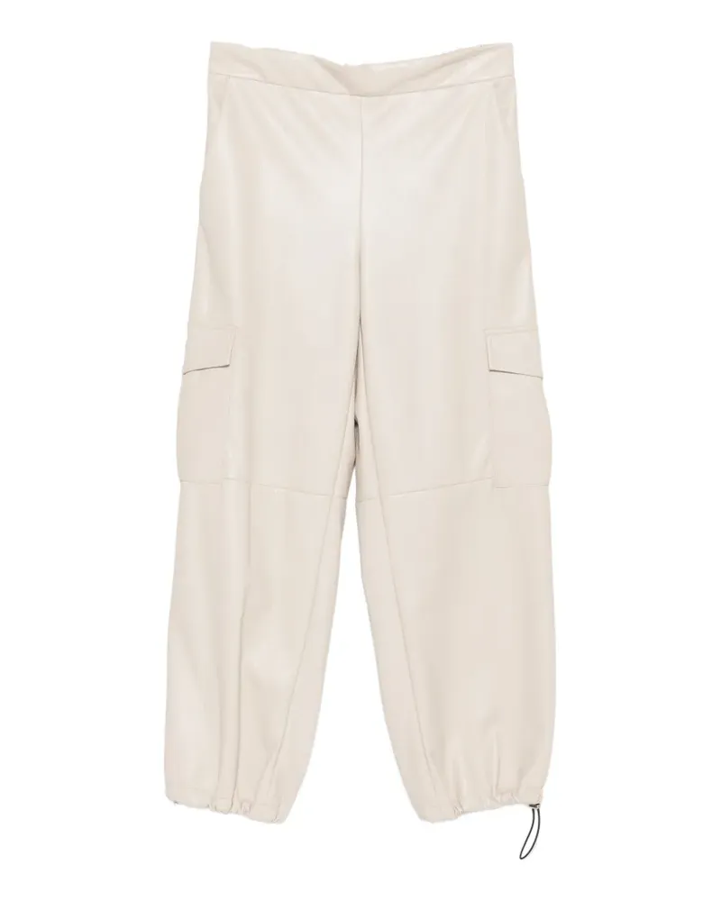 Liviana Conti drawstrings-hem trousers - Nude Nude