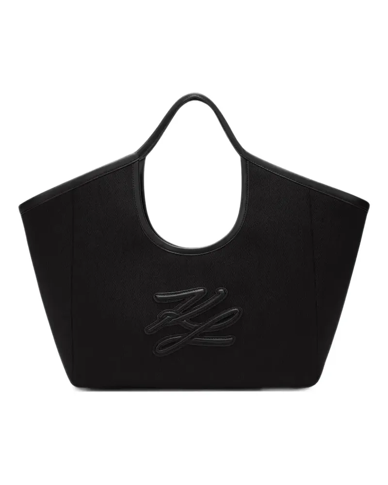Karl Lagerfeld K/Autograph Strandtasche - Schwarz Schwarz