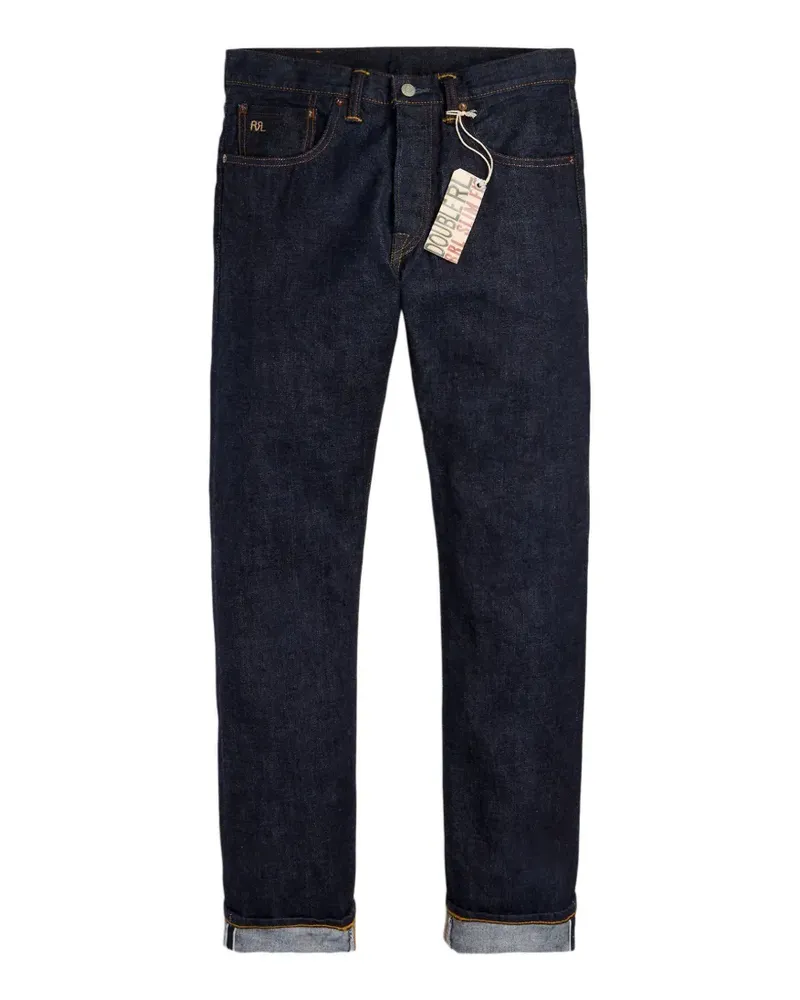 Ralph Lauren RRL Slim-Fit-Jeans aus Wildleder - Blau Blau