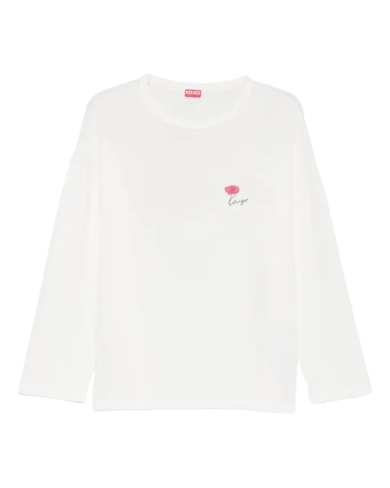 Kenzo Tulip printed T-shirt - Weiß Weiß