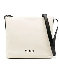 YU MEI Braidy Canvas-Tasche Nude