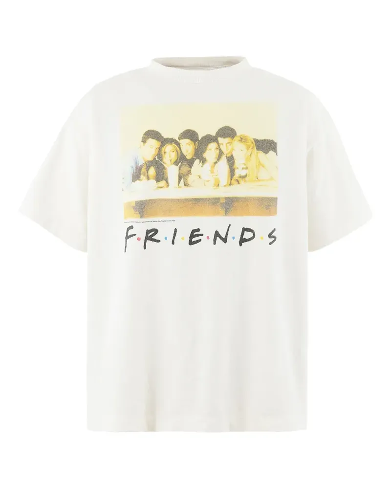 SAINT MXXXXXX Friends T-Shirt mit grafischem Print - Weiß Weiß