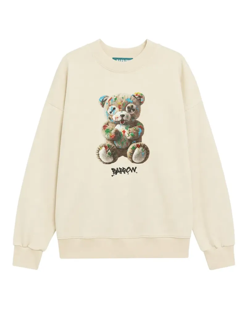 BARROW Sweatshirt mit Teddy-Print - Nude Nude